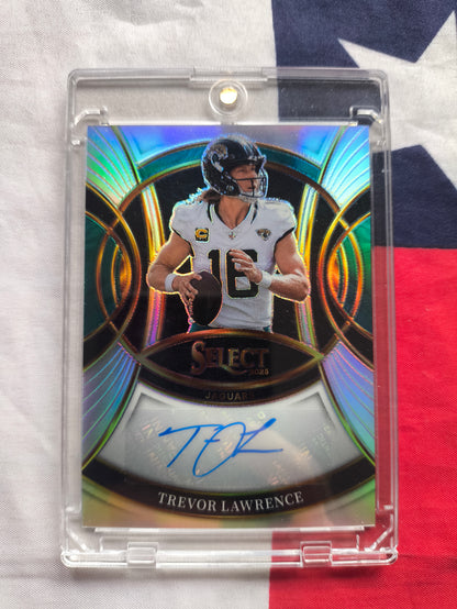 Trevor Lawrence Jacksonville Jaguars Auto Card Panini