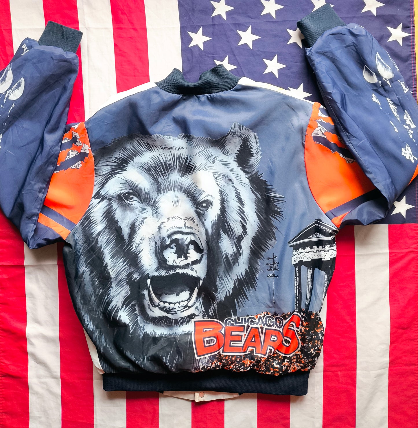 Chicago Bears NFL Chalk Line Fanimation Jacket M