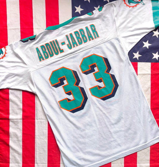Miami Dolphins Champion NFL Jersey M Abdul-Jabbar