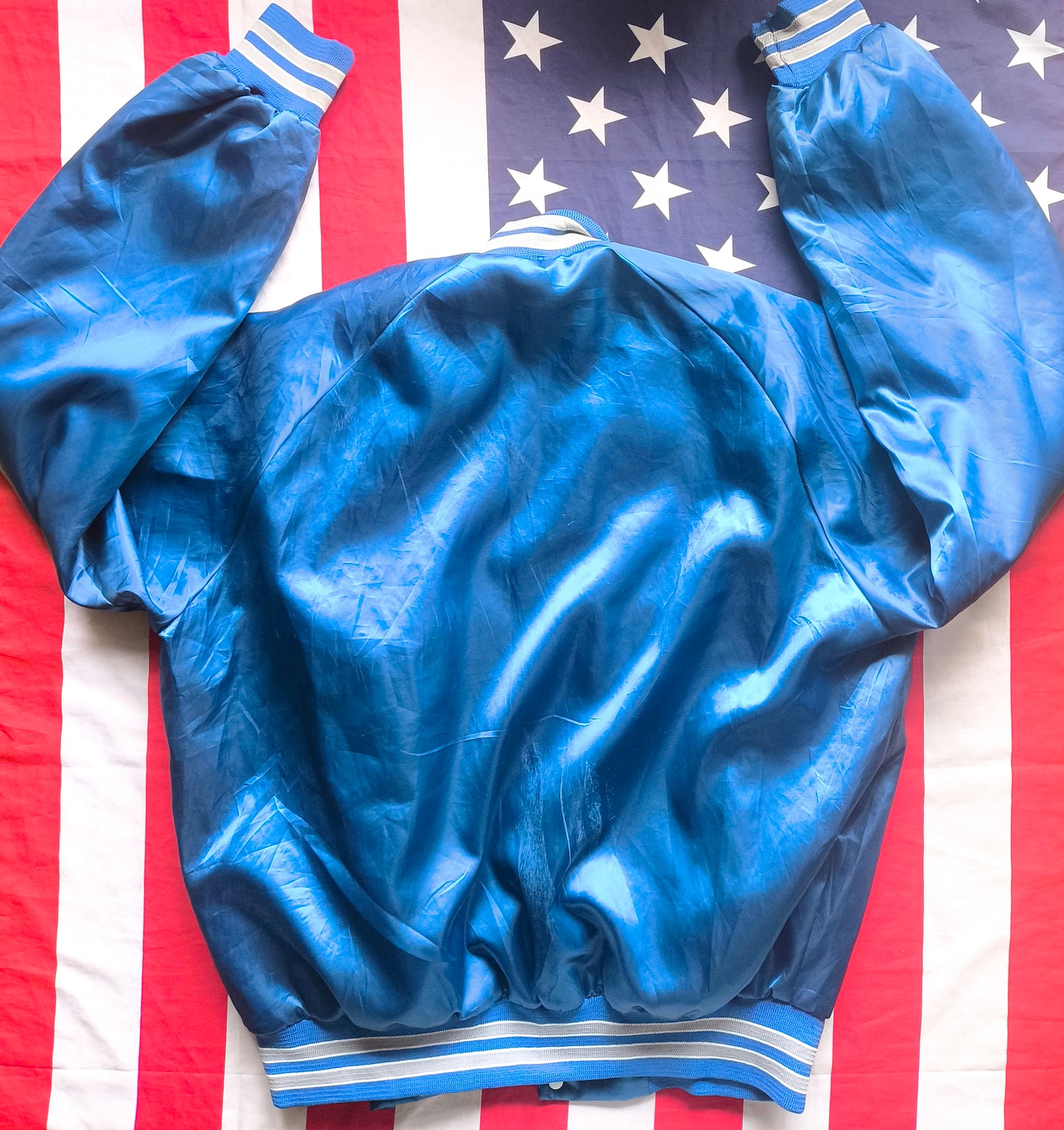Detroit Lions Chalk Line NFL Bomber Jacket L