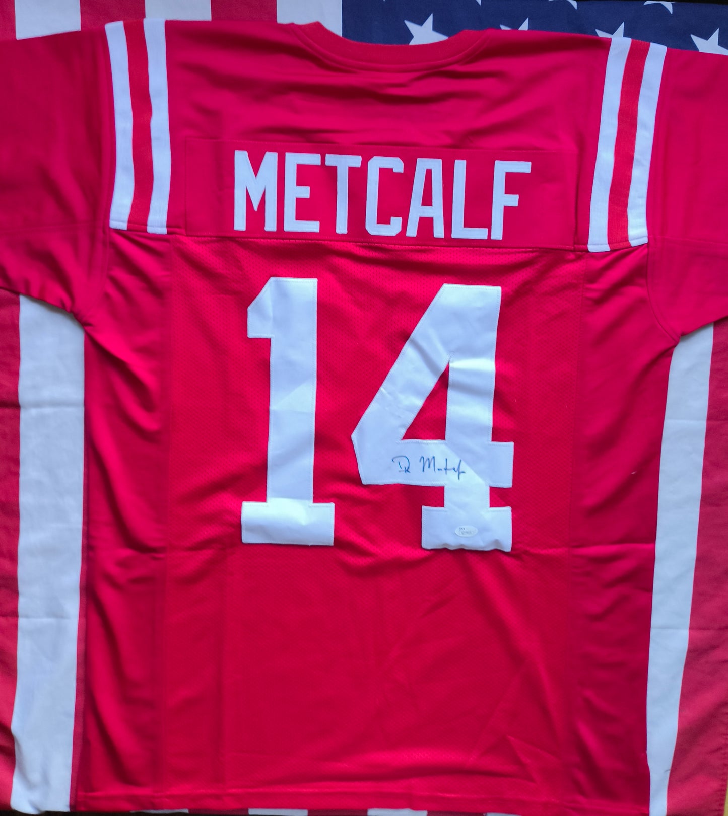 DK Metcalf Ole Miss Signed College Jersey JSA COA