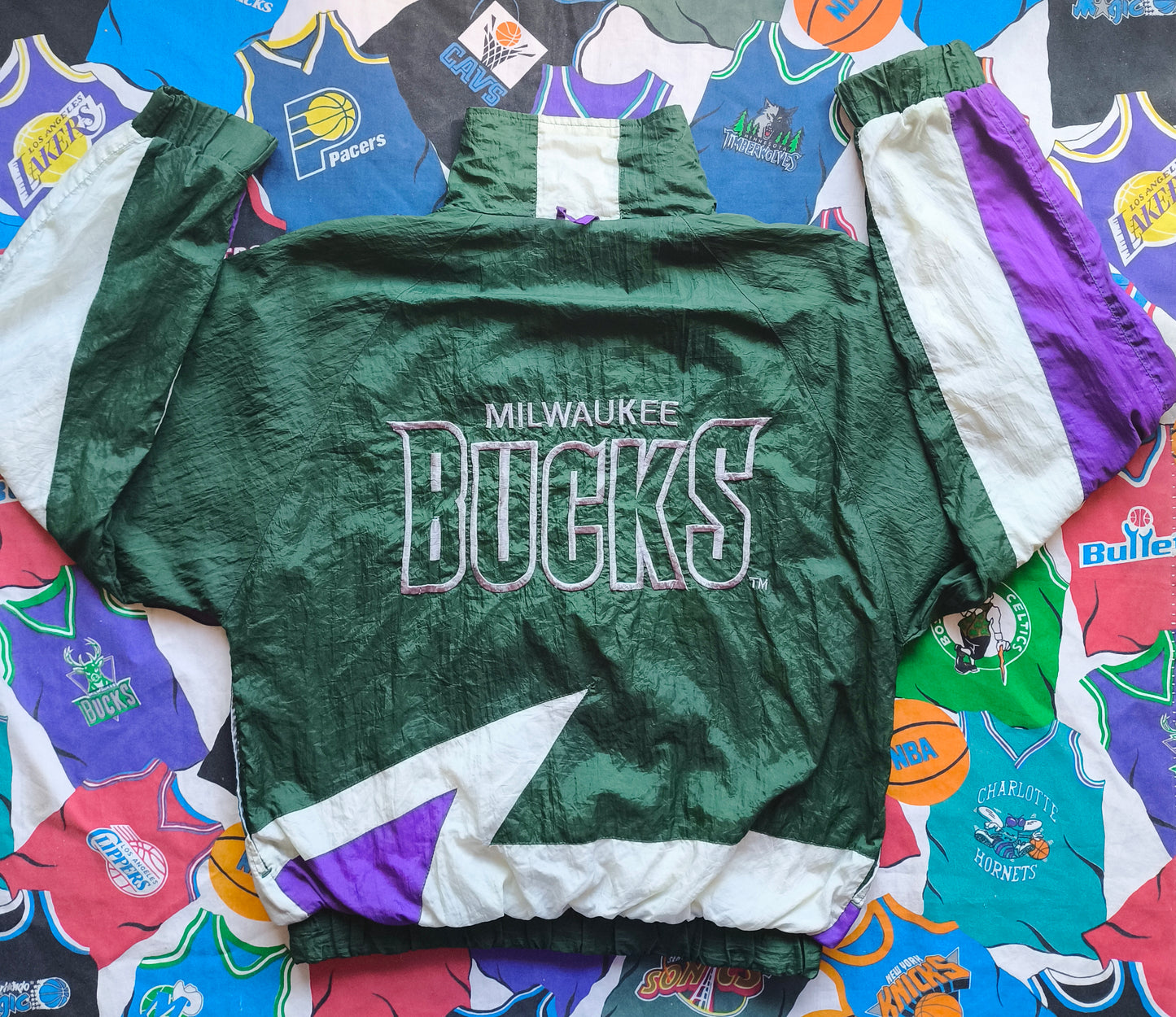 Milwaukee Bucks NBA Track Jacket S