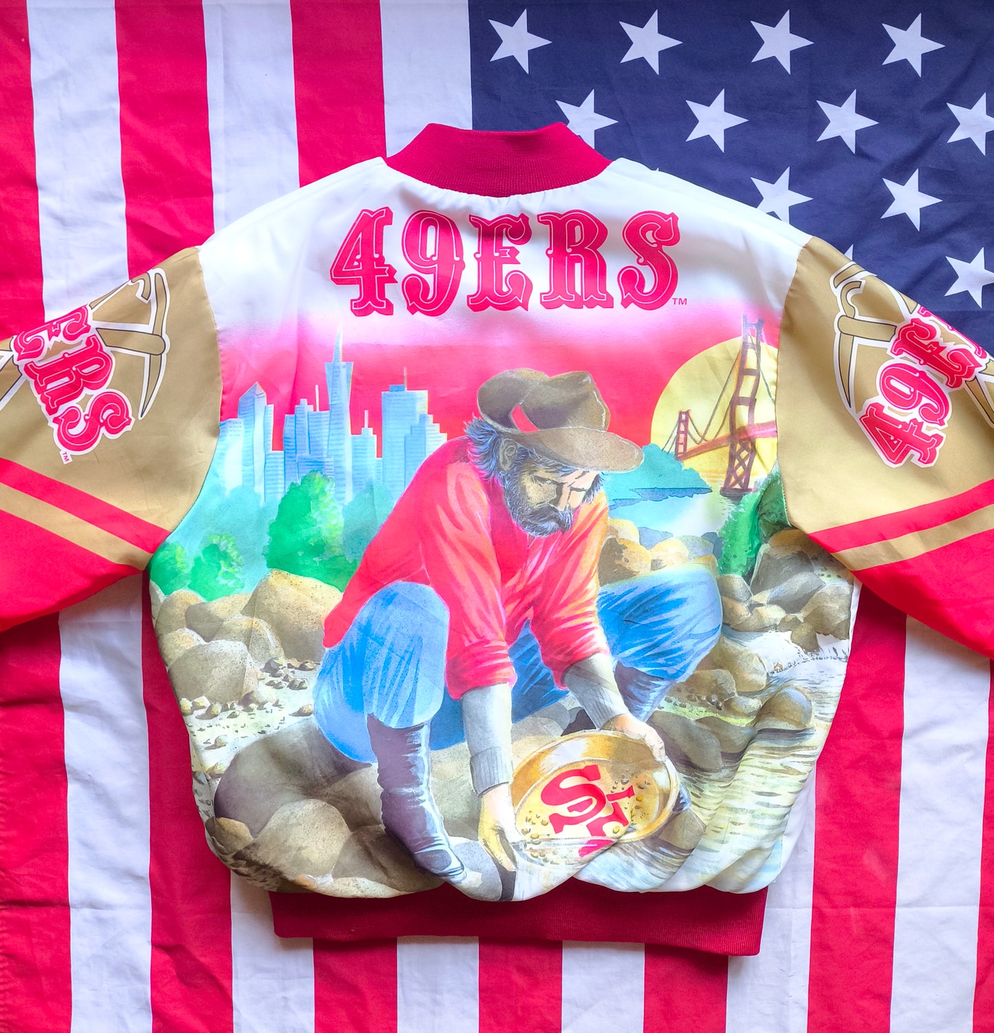 San Francisco 49ers Chalk Line Fanimation NFL Jacket M