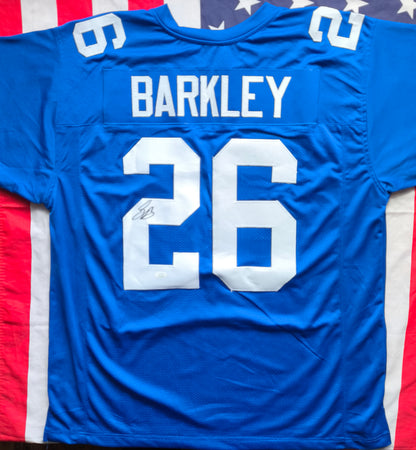 Saquon Barkley New York Giants Signed NFL Jersey JSA COA