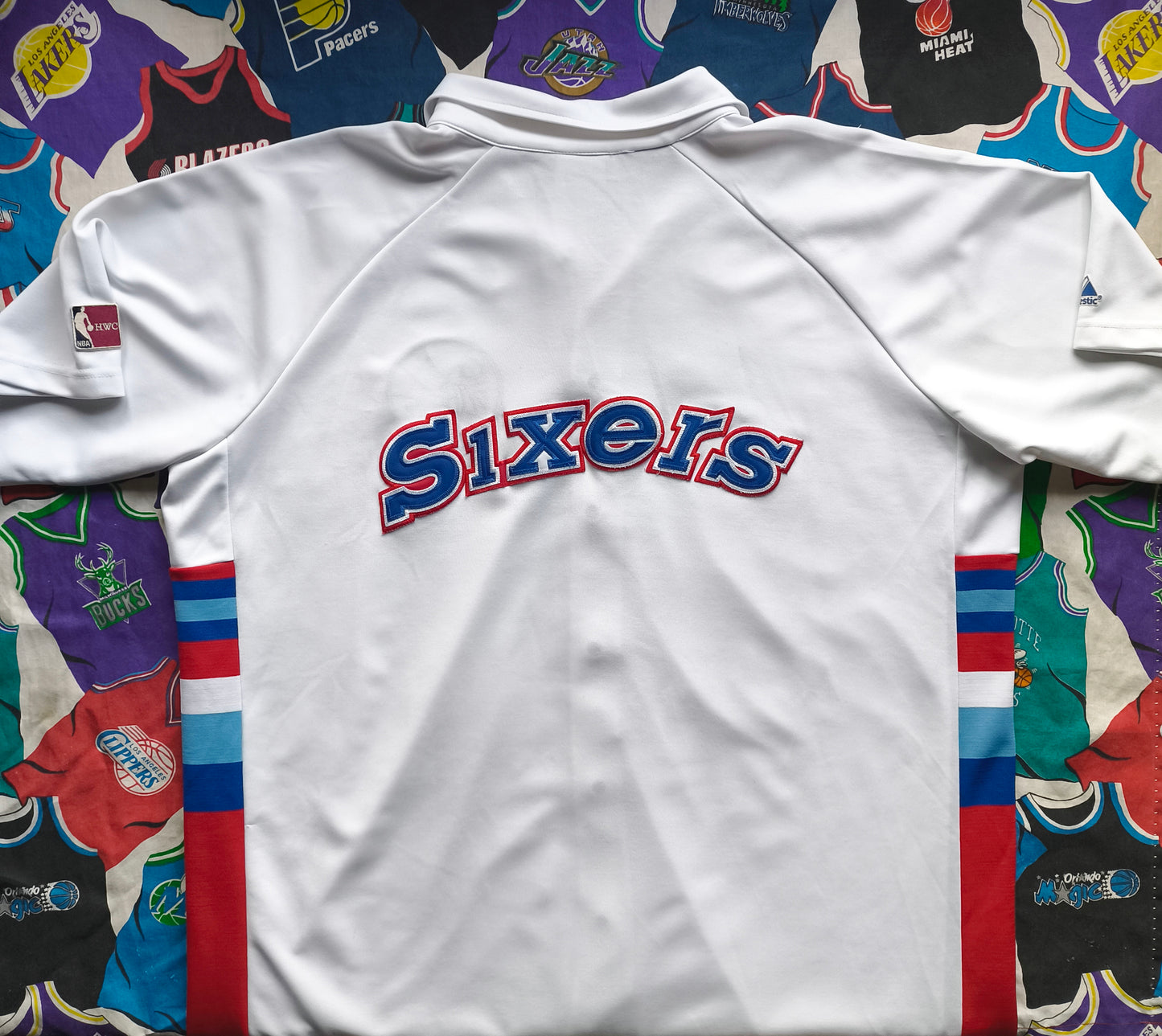 Philadelphia 76ers Hardwood Classics NBA Shooting Shirt XXL