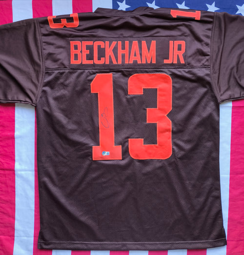 Odell Beckham Jnr Cleveland Browns Signed NFL Jersey Beckett COA