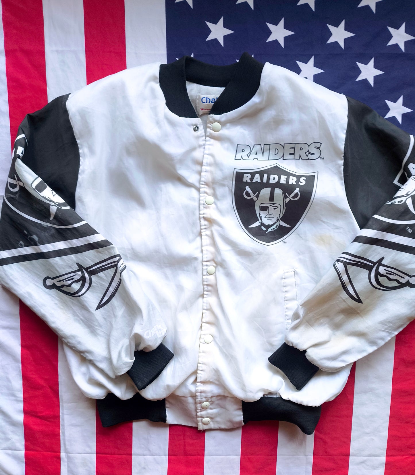 Los Angeles Raiders Chalk Line Fanimation NFL Jacket M