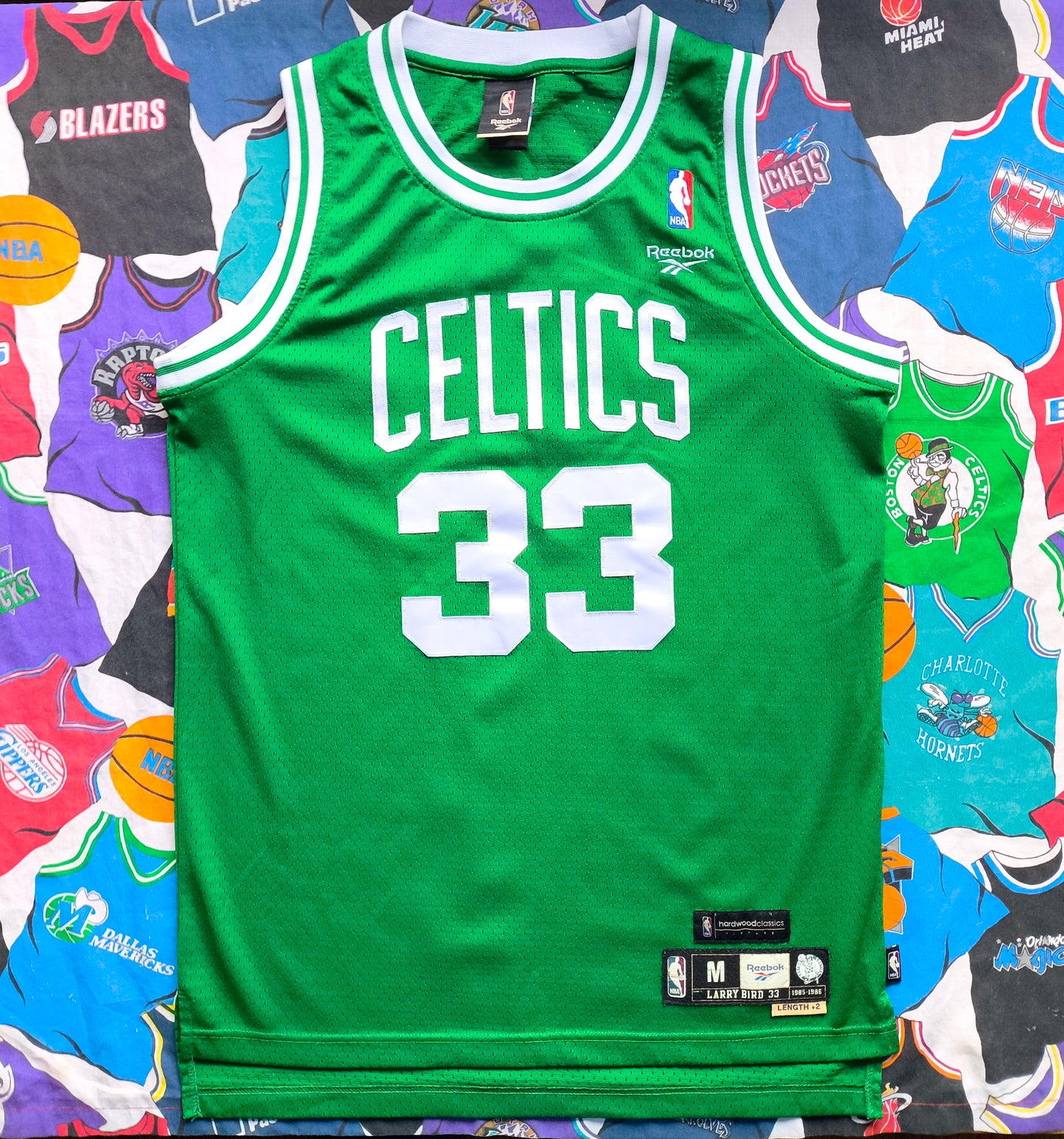 Boston Celtics Reebok NBA Jersey M Bird