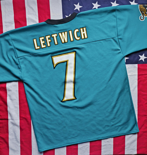 Jacksonville Jaguars Logo Athletic NFL Jersey L Leftwich