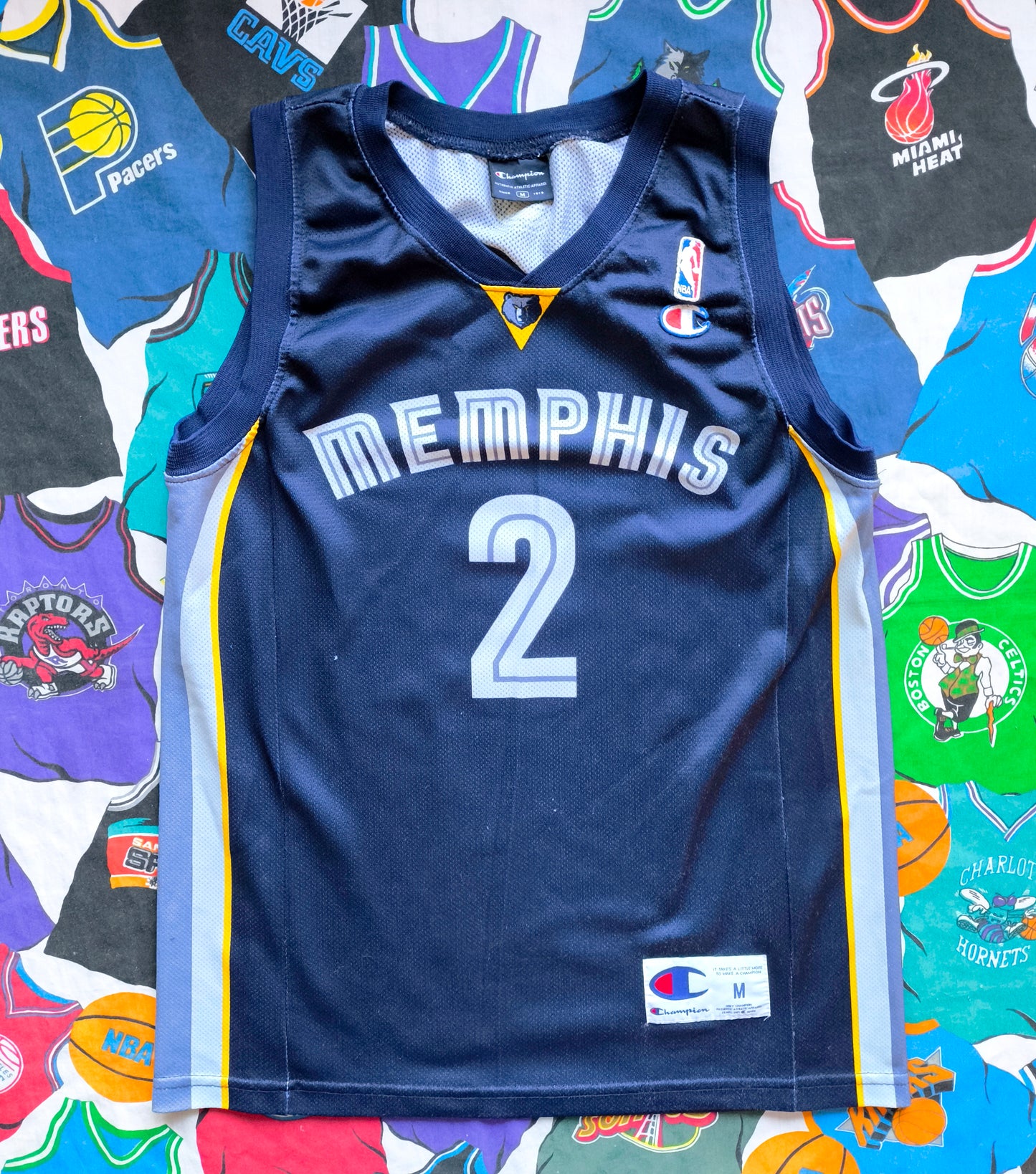 Memphis Grizzlies Champion NBA Jersey M Navarro