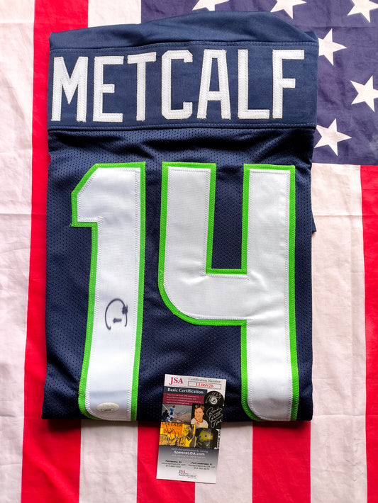 DK Metcalf Seattle Seahawks Signed Jersey JSA Authentication