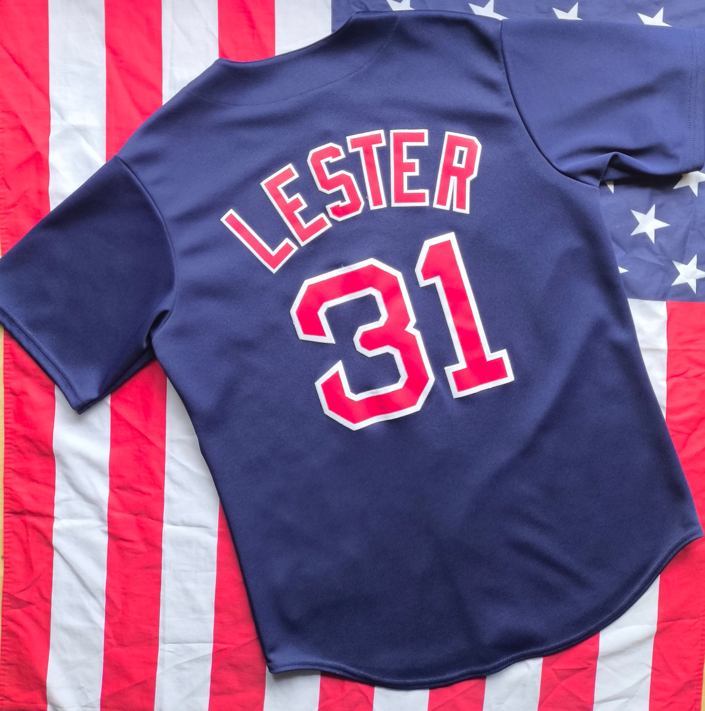Boston Red Sox Majestic MLB Jersey L Lester