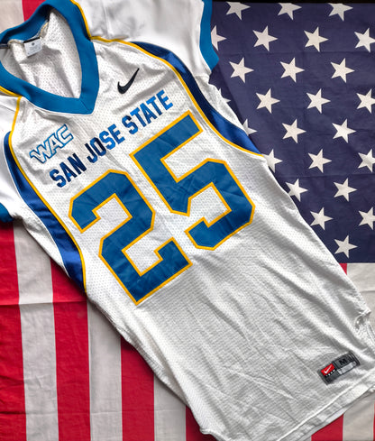 San Jose State NCAA Nike Game Worn Jersey Cunningham