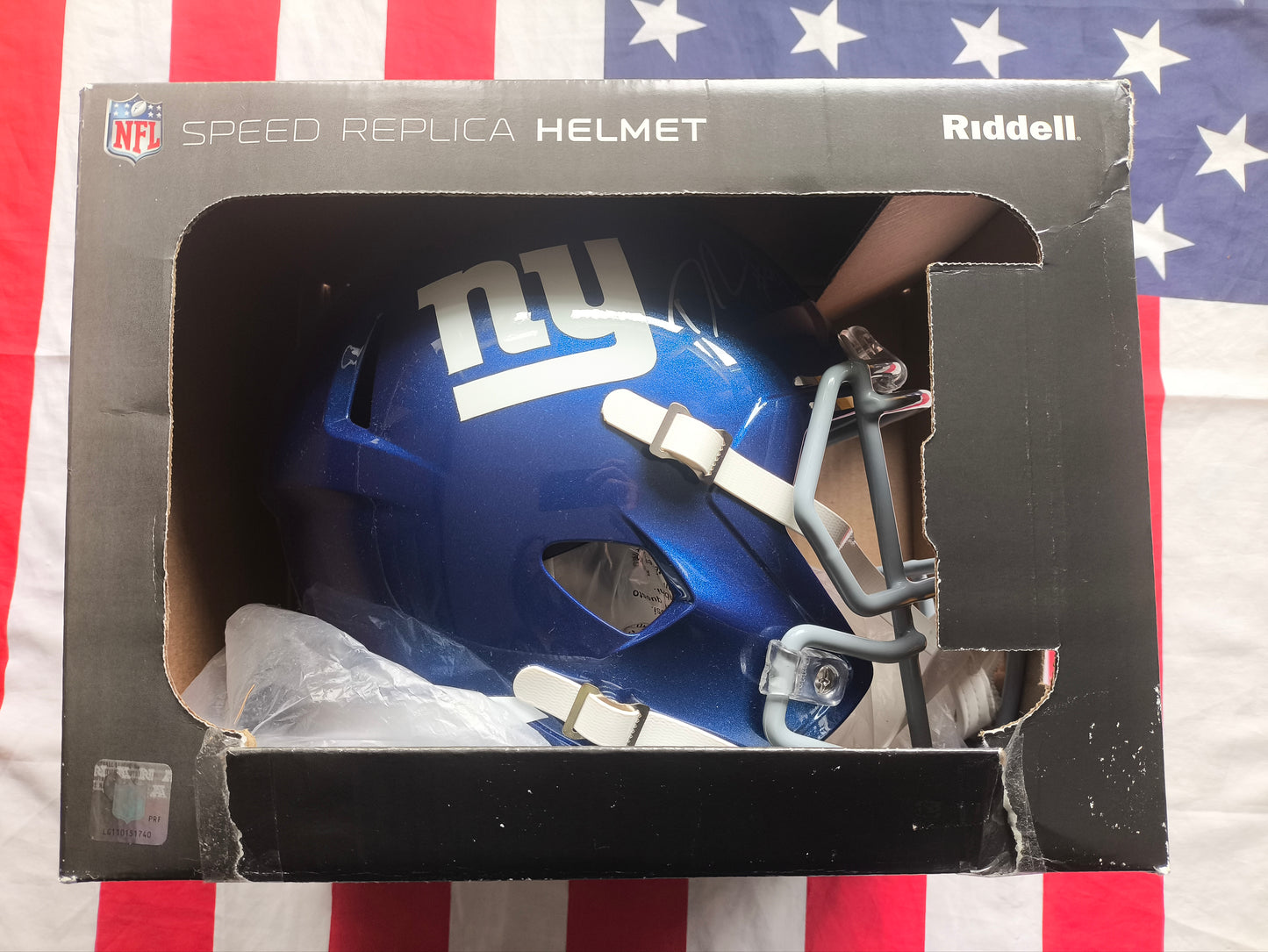 Dexter Lawrence II New York Giants Signed NFL Helmet Authentic