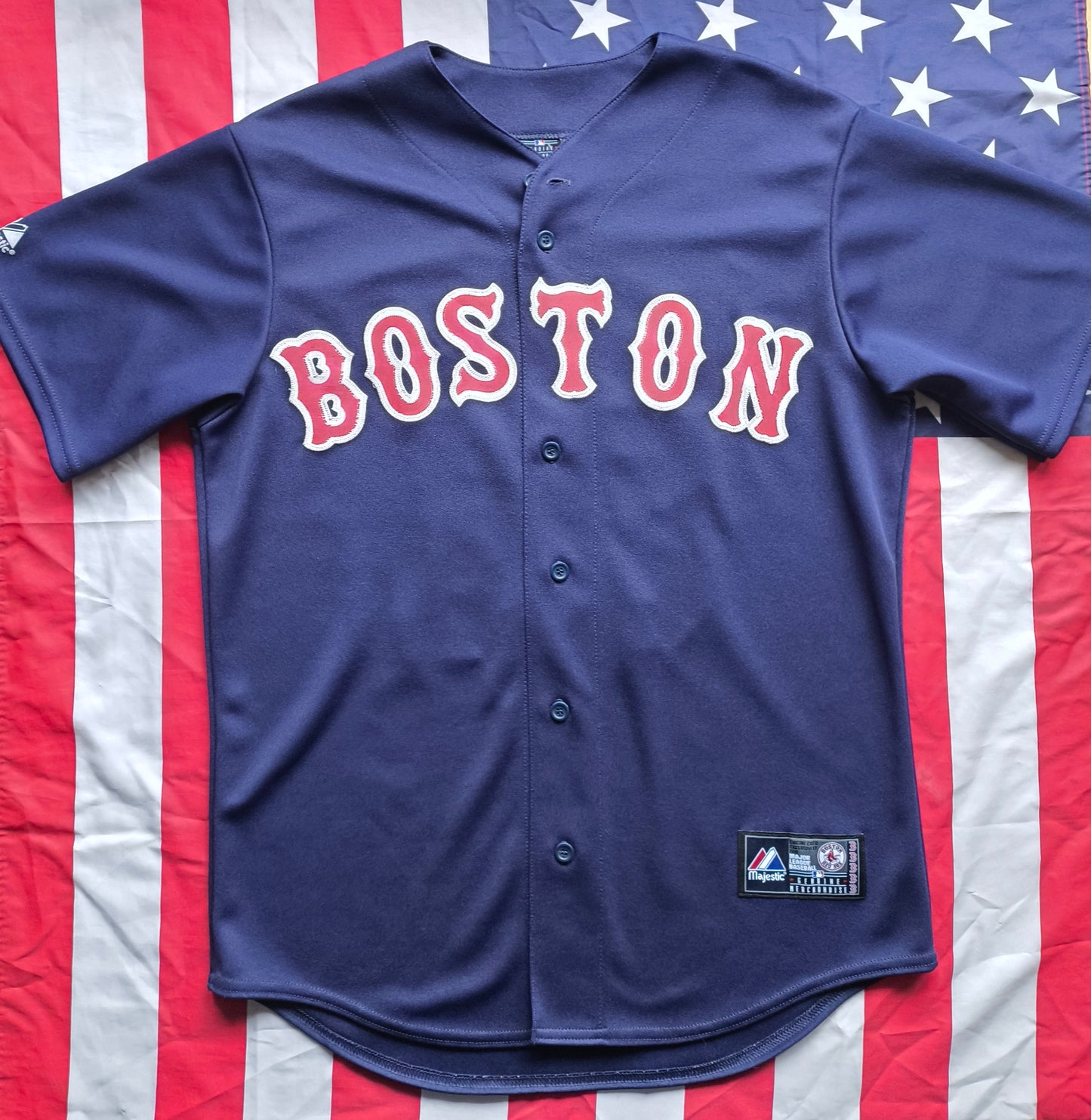 Boston Red Sox Majestic MLB Jersey L Lester