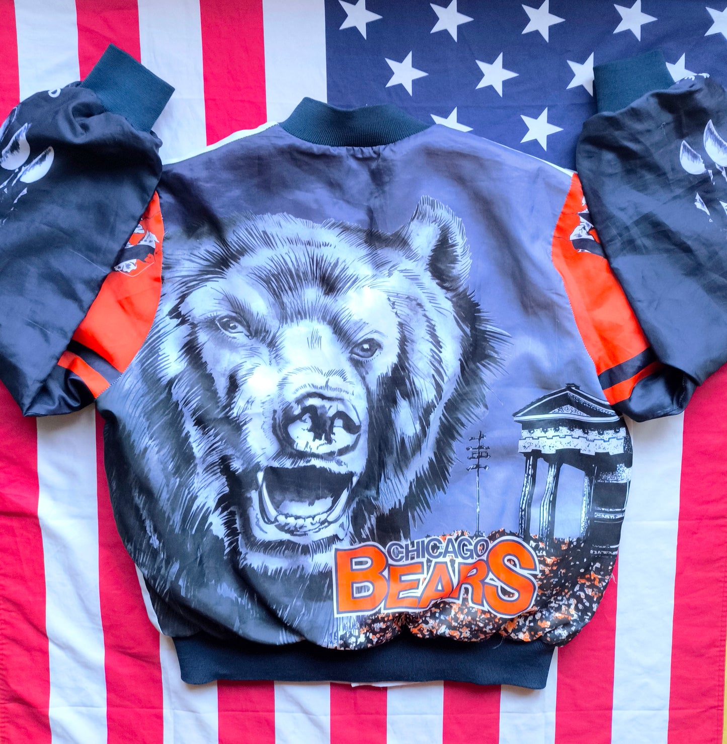 Chicago Bears Chalk Line NFL Fanimation Jacket L