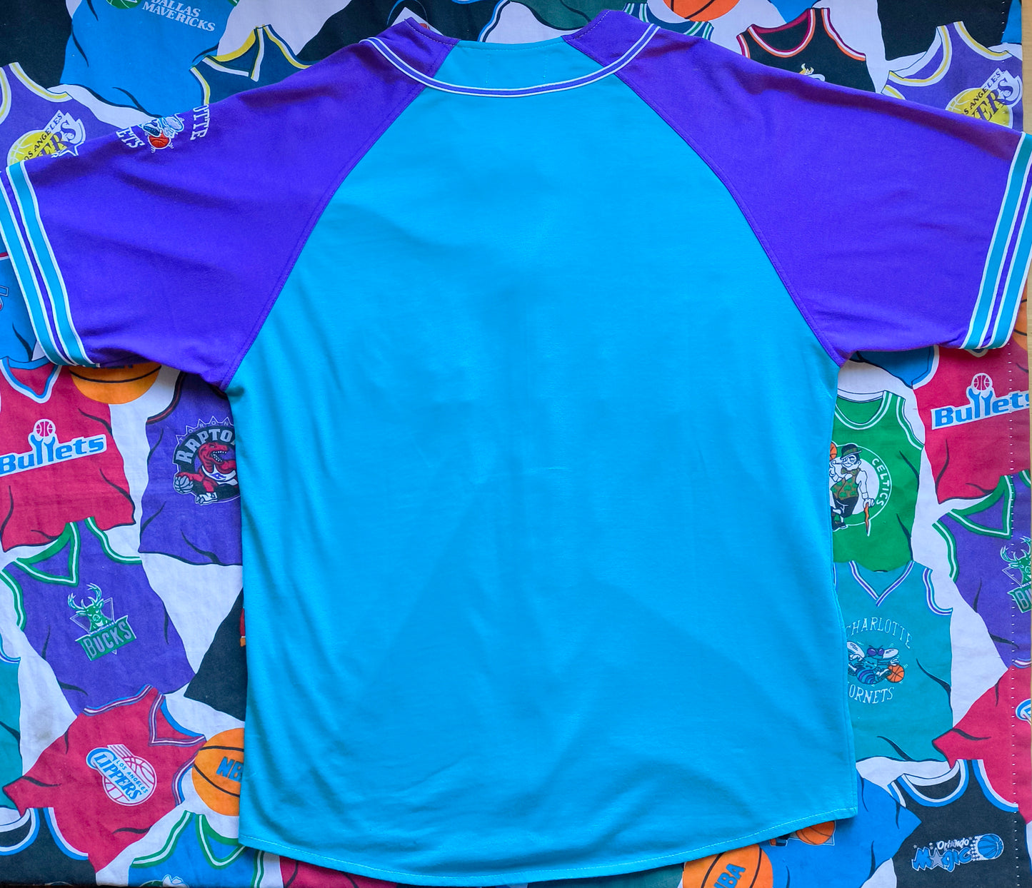 Charlotte Hornets Starter NBA Baseball Style Shirt XL