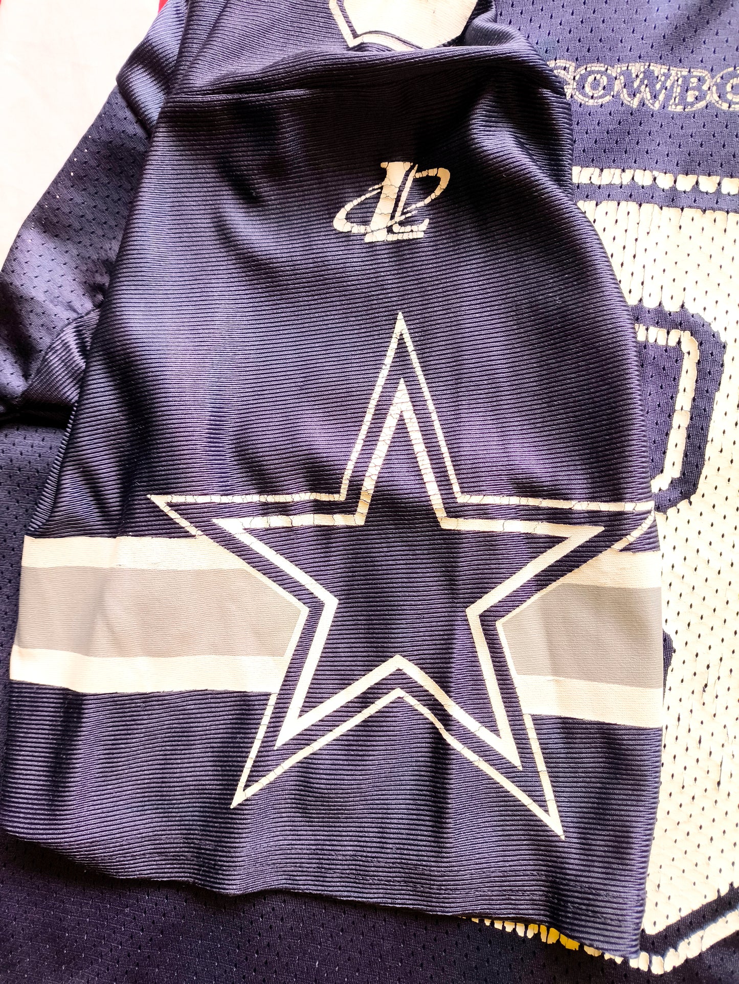 Dallas Cowboys Logo Athletic NFL Jersey M Aikman