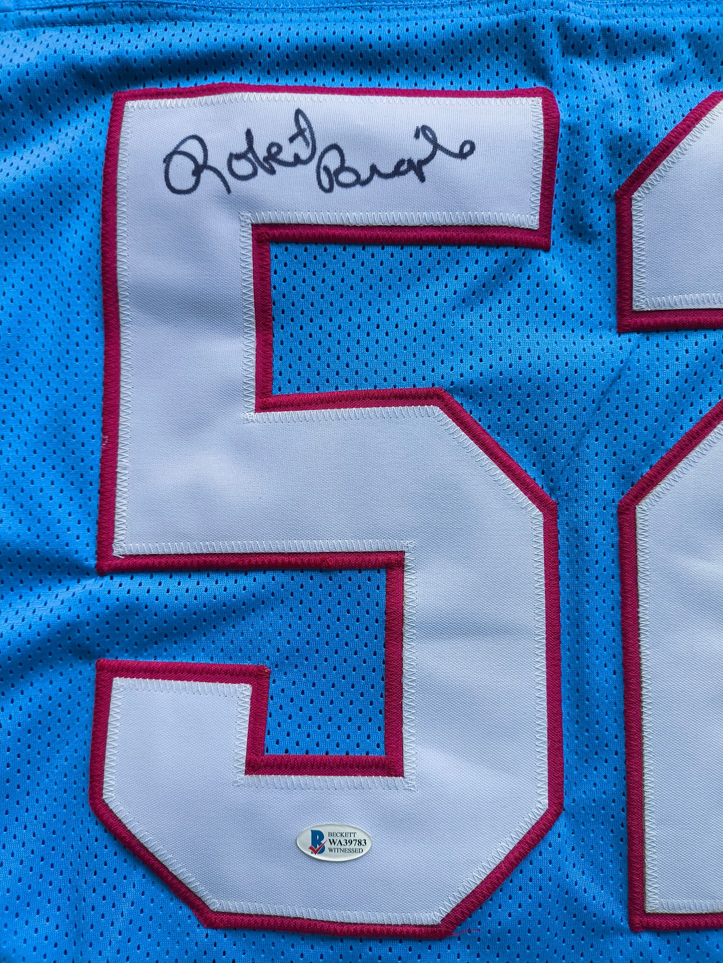 Robert Brazile Houston Oilers Signed NFL Jersey Beckett COA