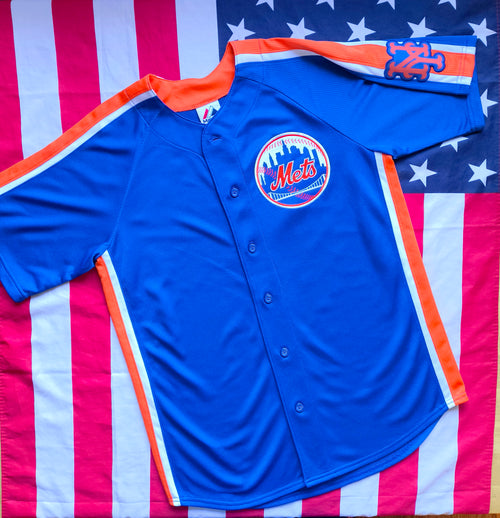 New York Mets Majestic MLB Jersey M