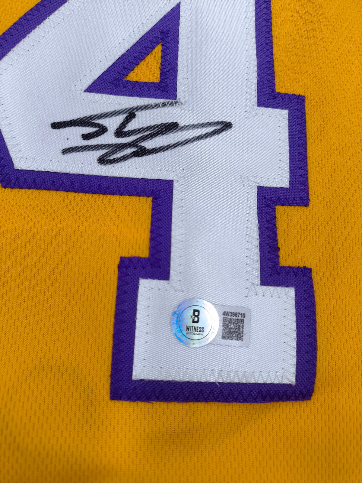 Shaquille O'Neal Los Angeles Lakers NBA Signed Jersey Beckett COA