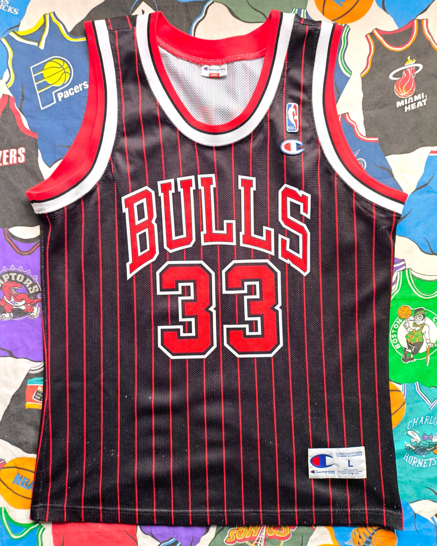 Chicago Bulls Champion NBA Jersey L Pippen