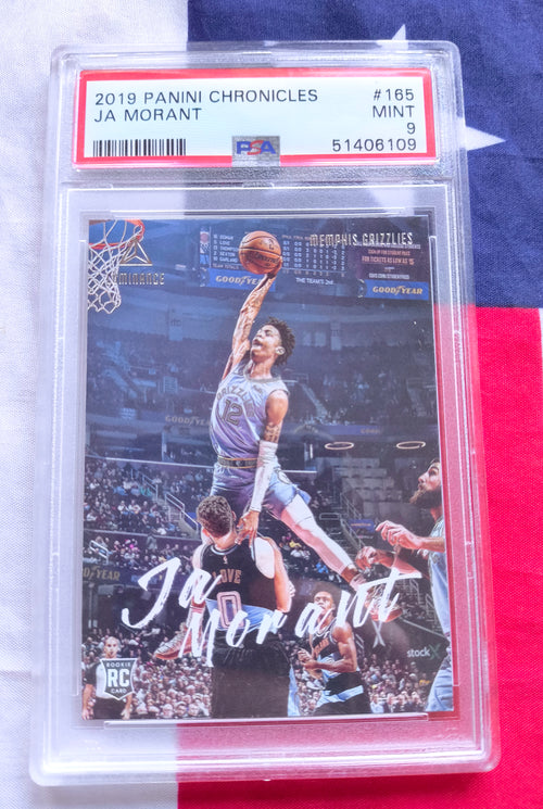 Ja Morant 2019 Panini Chronicles #165 PSA 9