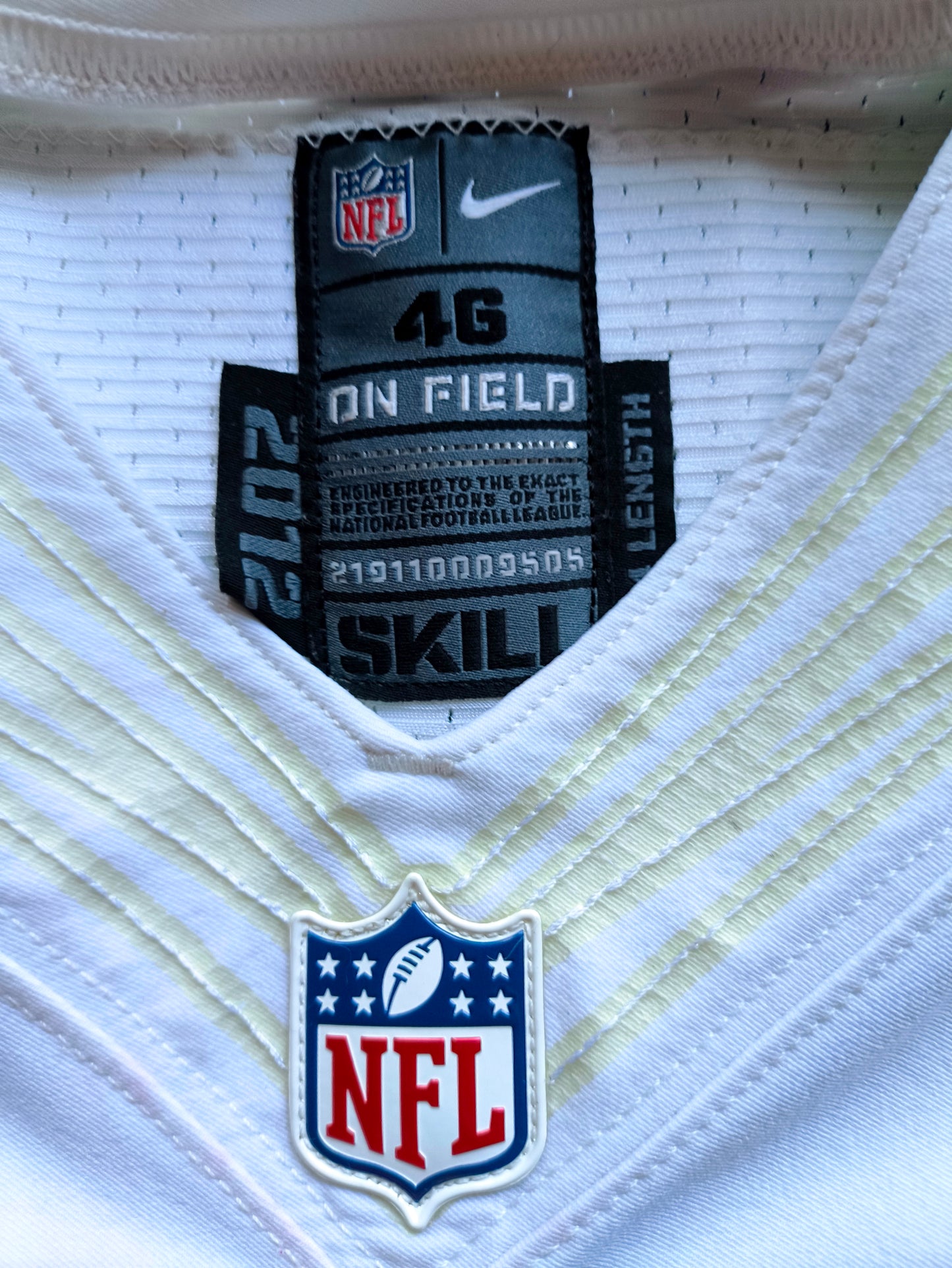 Jeff Cumberland New York Jets Nike NFL Game Worn Jersey