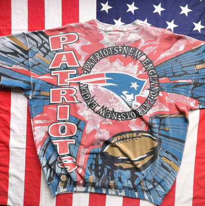 New England Patriots AOP Pullover L