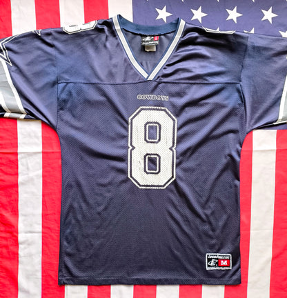 Dallas Cowboys Logo Athletic NFL Jersey M Aikman