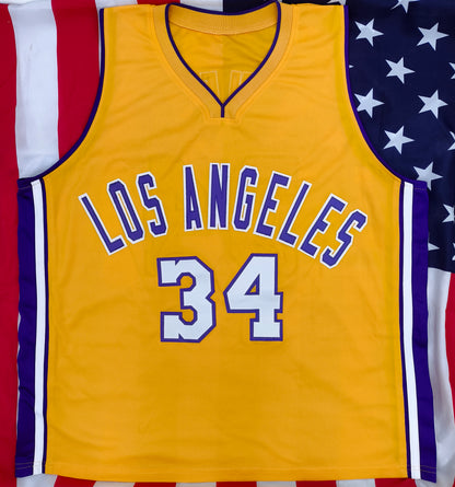 Shaquille O'Neal Los Angeles Lakers NBA Signed Jersey Beckett COA