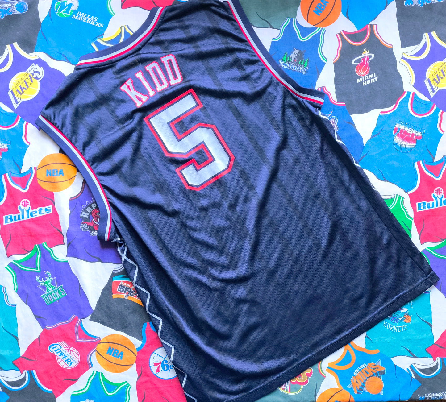 New Jersey Nets Reebok NBA Jersey L Kidd