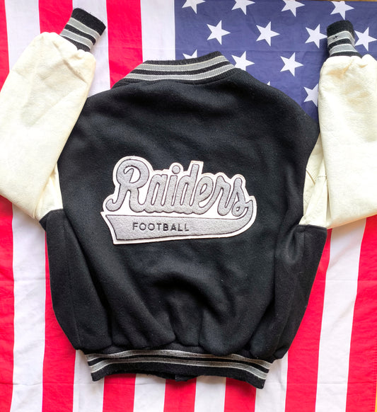 Los Angeles Raiders DeLong NFL Varsity Jacket L