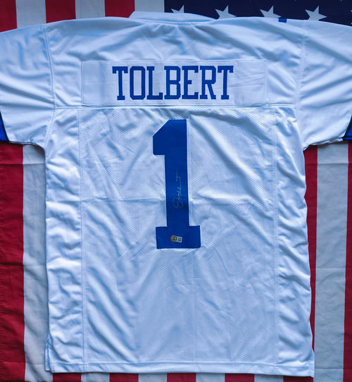 Jalen Tolbert Dallas Cowboys Signed NFL Jersey Beckett COA