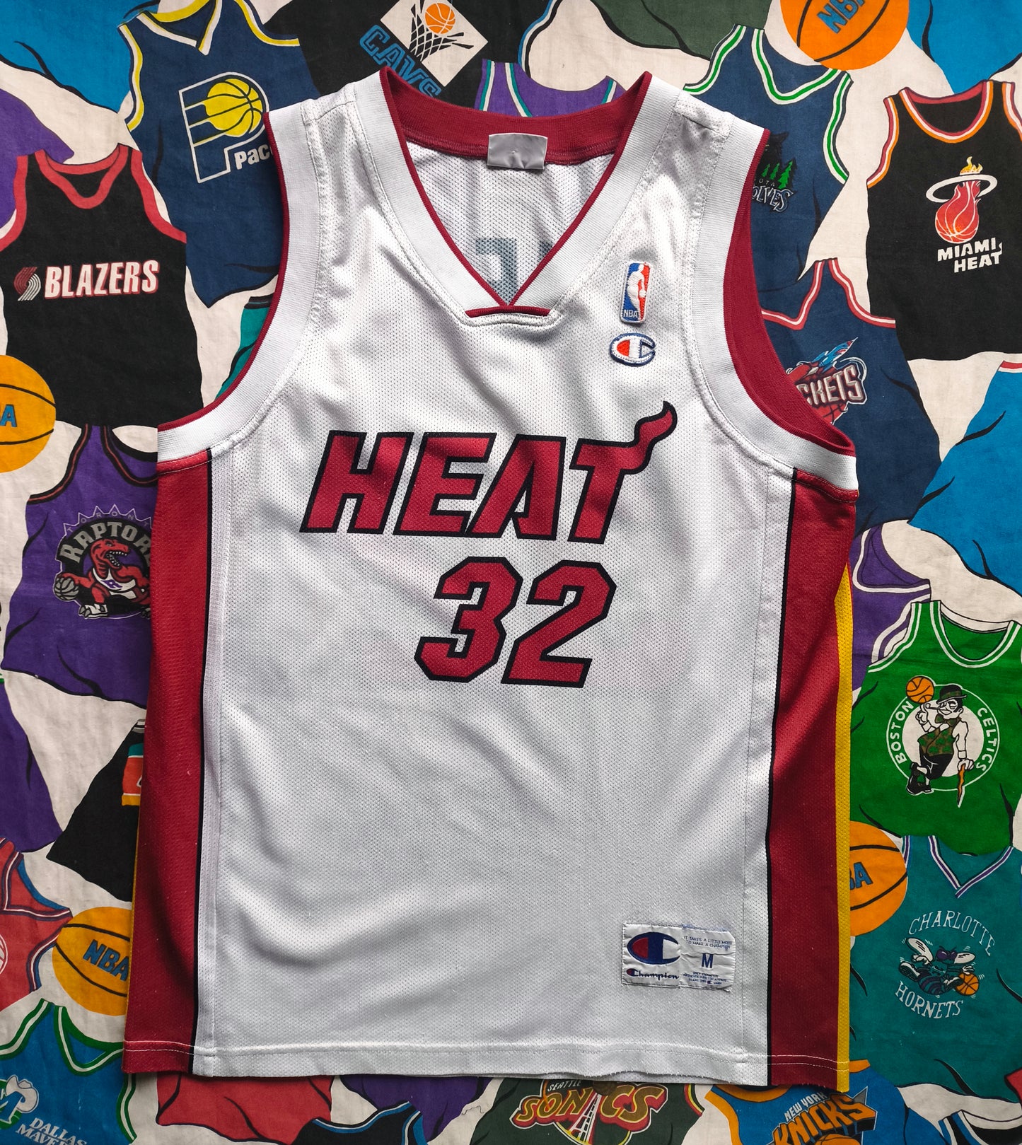 Miami Heat Champion NBA Jersey M O'Neal