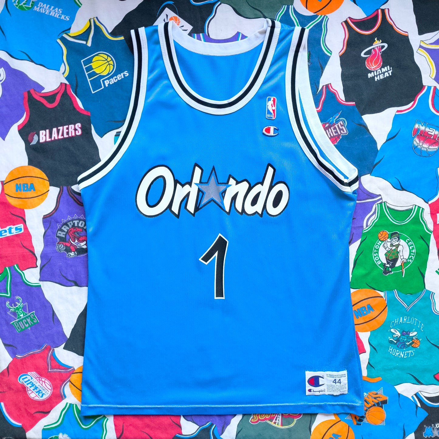 Orlando Magic Champion NBA Jersey M Hardaway