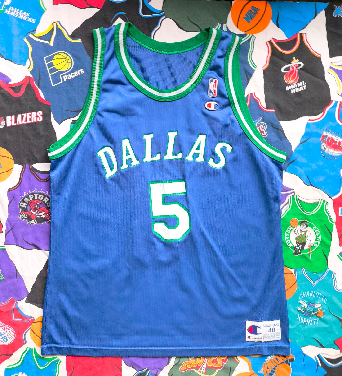 Dallas Mavericks Champion NBA Jersey L Kidd