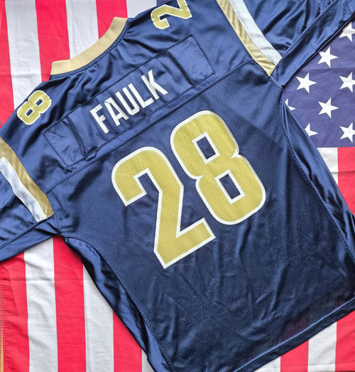 Los Angeles Rams Reebok NFL Jersey L Faulk