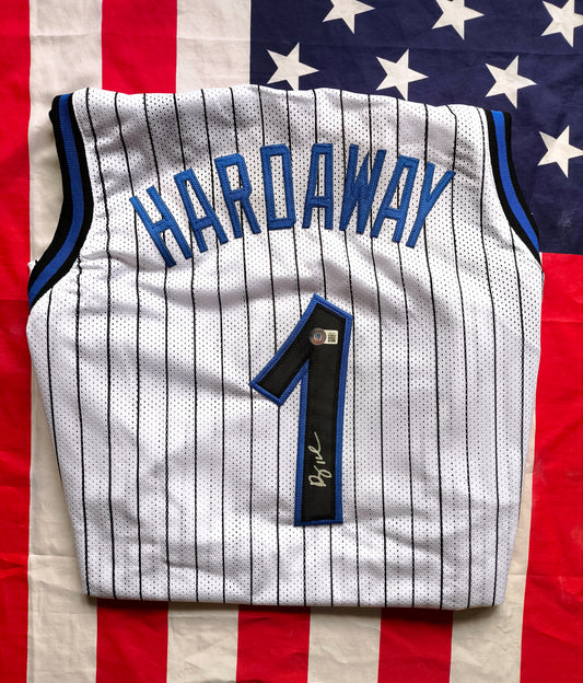 Penny Hardaway Orlando Magic NBA Signed Jersey Beckett COA
