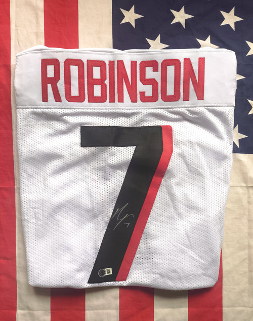 Bijan Robinson Signed Atlanta Falcons NFL Jersey Beckett COA