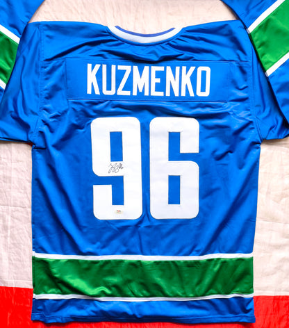Andrei Kuzmenko Vancouver Canucks Signed NHL Jersey PSA DNA