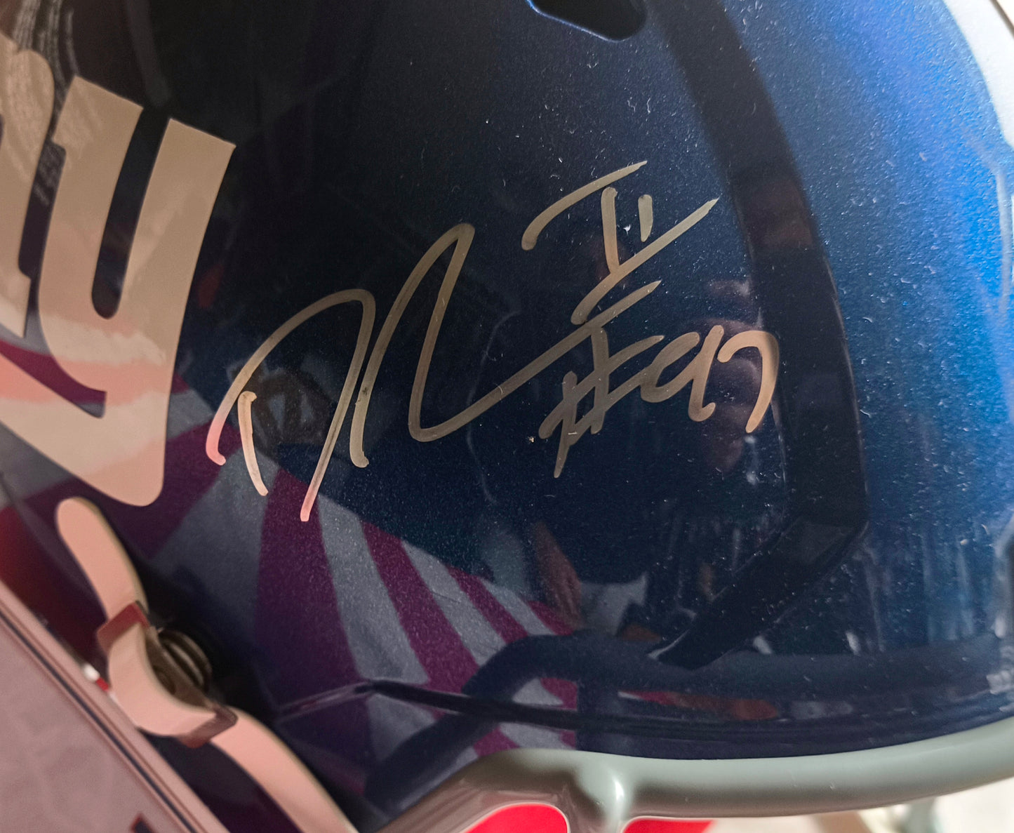 Dexter Lawrence II New York Giants Signed NFL Helmet Authentic
