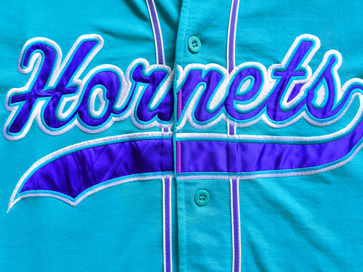 Charlotte Hornets Starter NBA Baseball Style Shirt XL