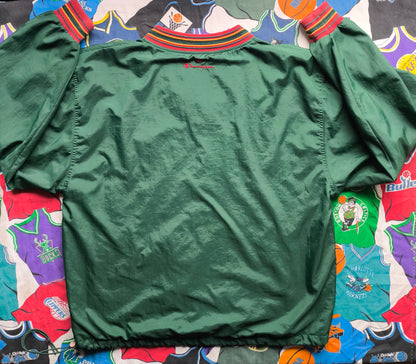 Seattle SuperSonics Champion NBA Windbreaker Pullover L
