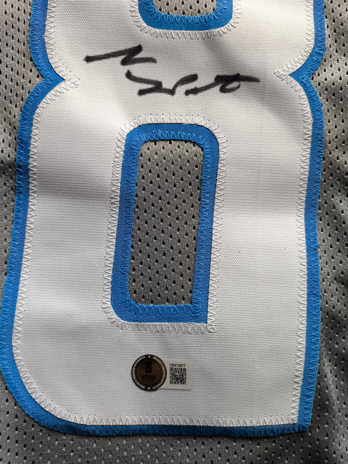 Sam LaPorta Detroit Lions NFL Signed Jersey Beckett COA
