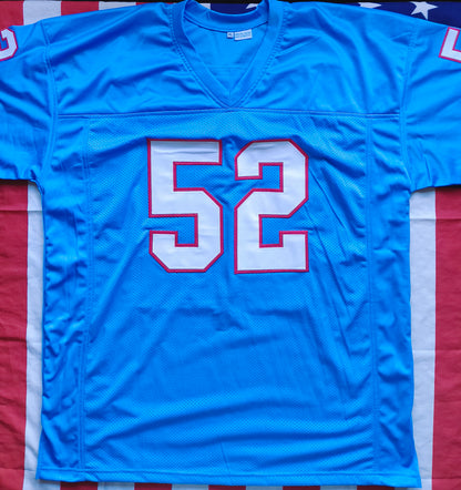 Robert Brazile Houston Oilers Signed NFL Jersey Beckett COA