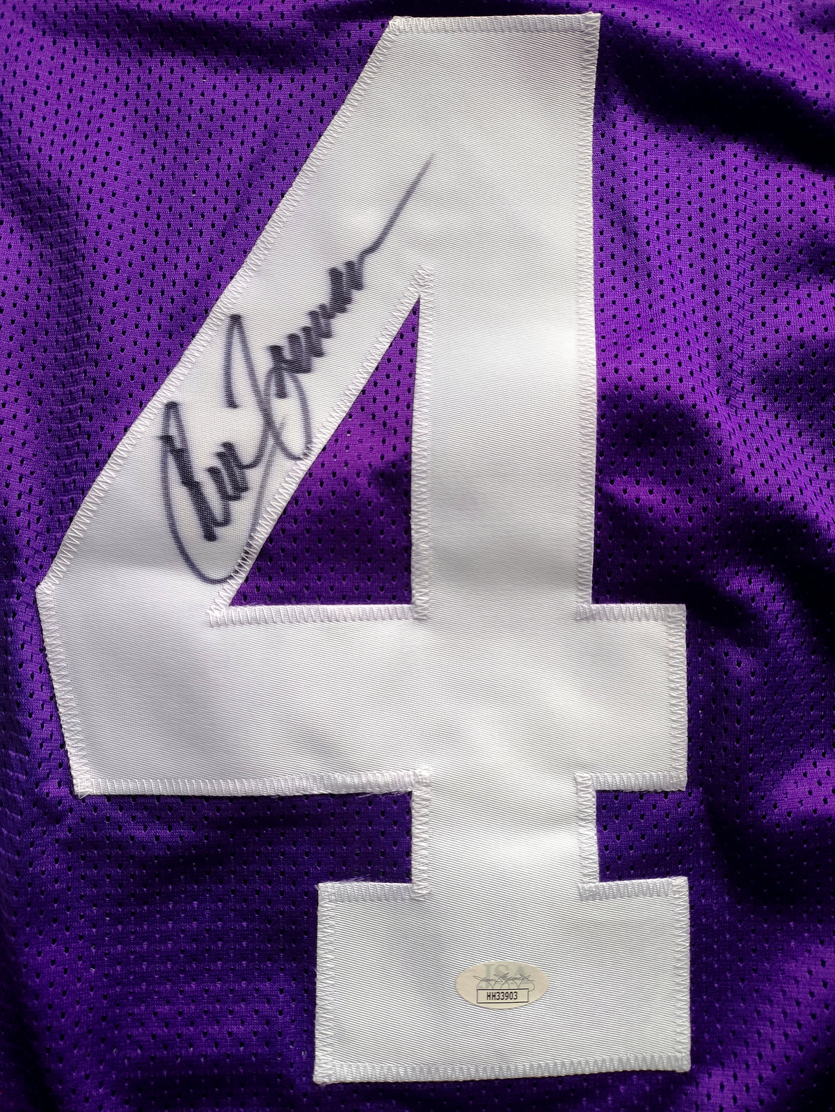 Chuck Foreman Minnesota Vikings Signed NFL Jersey JSA COA