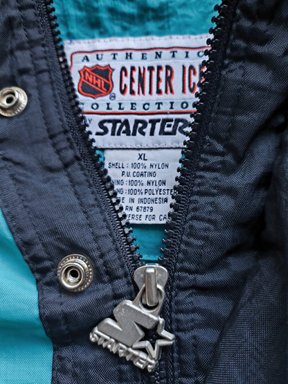 San Jose Sharks Starter NHL Pullover Jacket