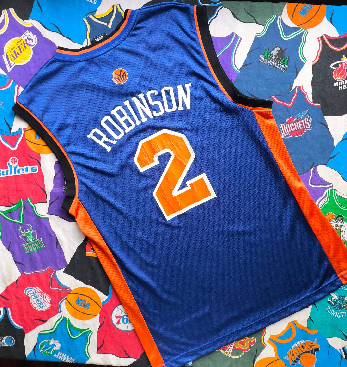 New York Knicks Adidas NBA Jersey M Robinson