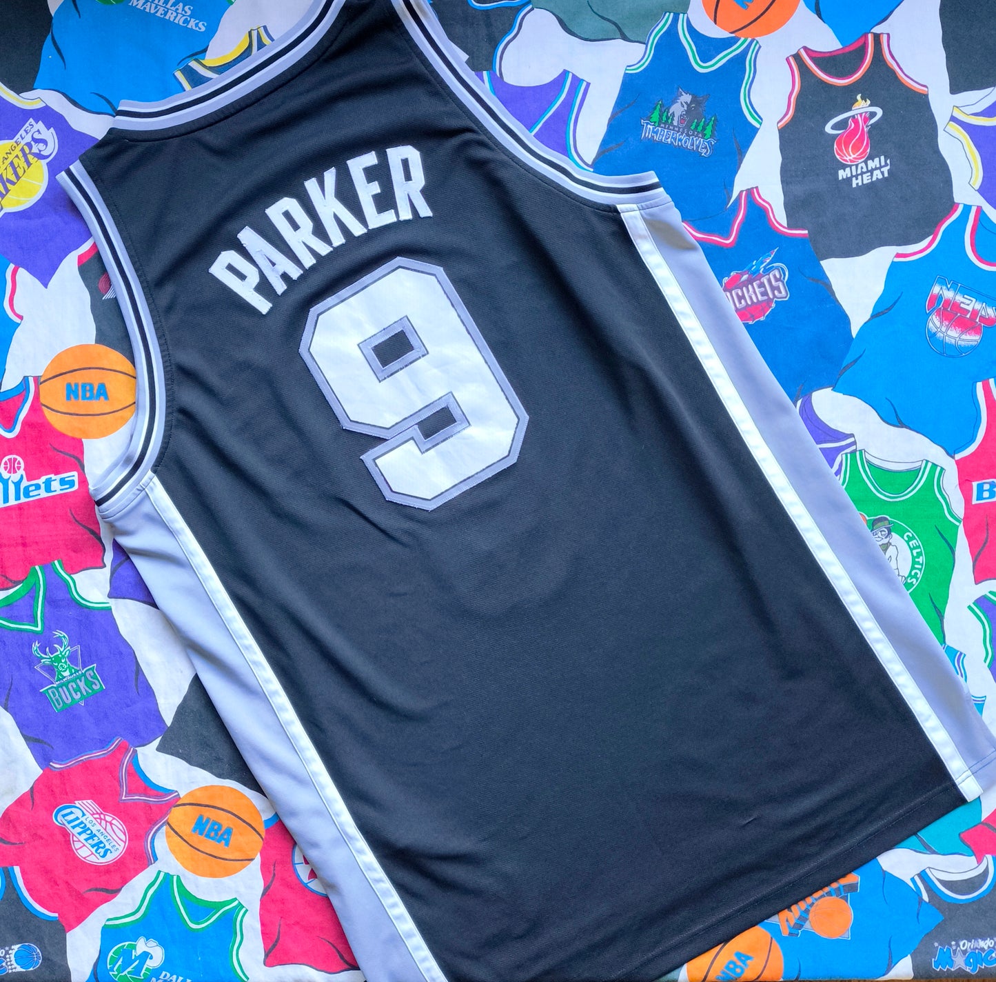 San Antonio Spurs Adidas NBA Jersey XL Parker